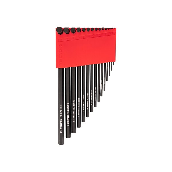 Tekton Flat End Hex L-Key Set with Holder, 15-Piece 1.3-10 mm KLX91205 - main